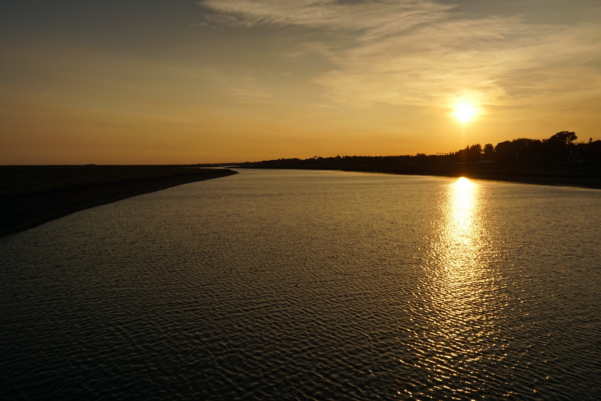 Atardecer en la Ría Formosa