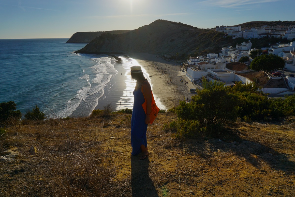 Praia do Burgau desde arriba. Foto Random