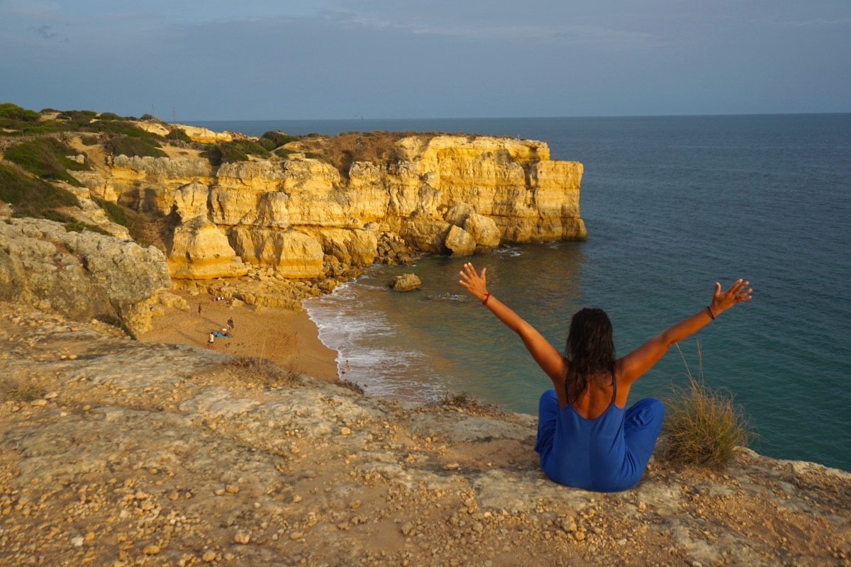 Obrigada Algarve. Foto en Praia da Coelha