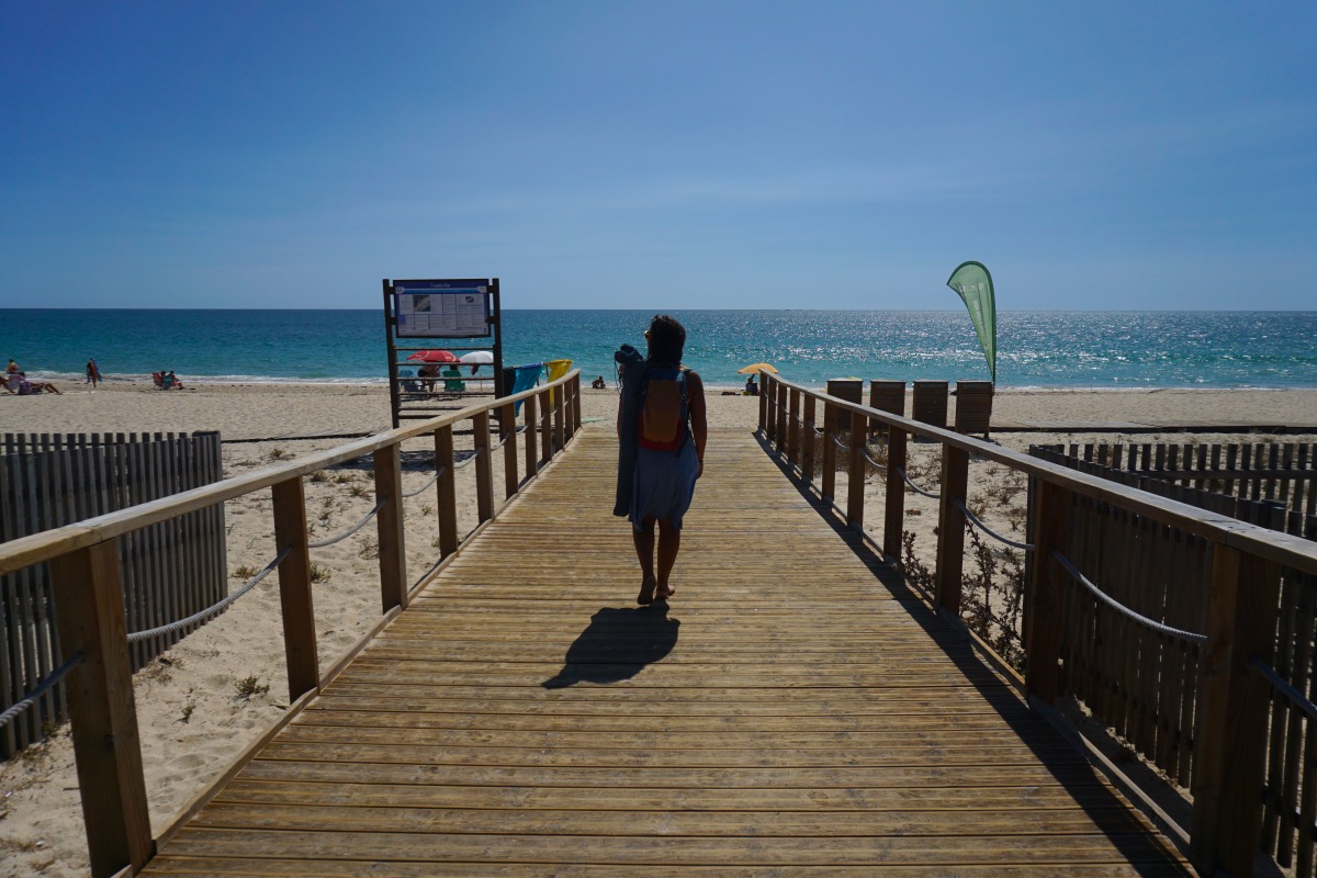 Llegando a la playa de Fuseta, en isla de Armona