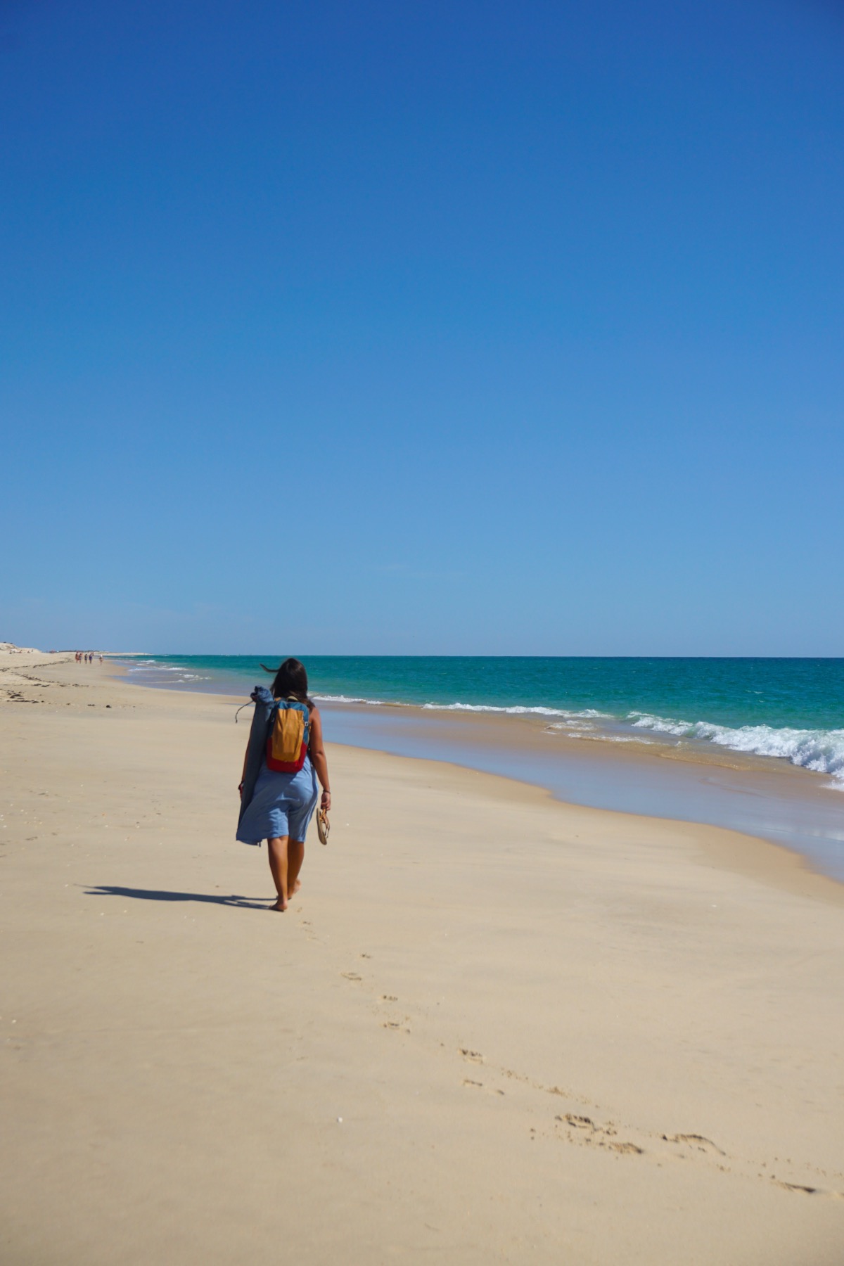 Algarve de España a Faro. Foto en la isla de Armona