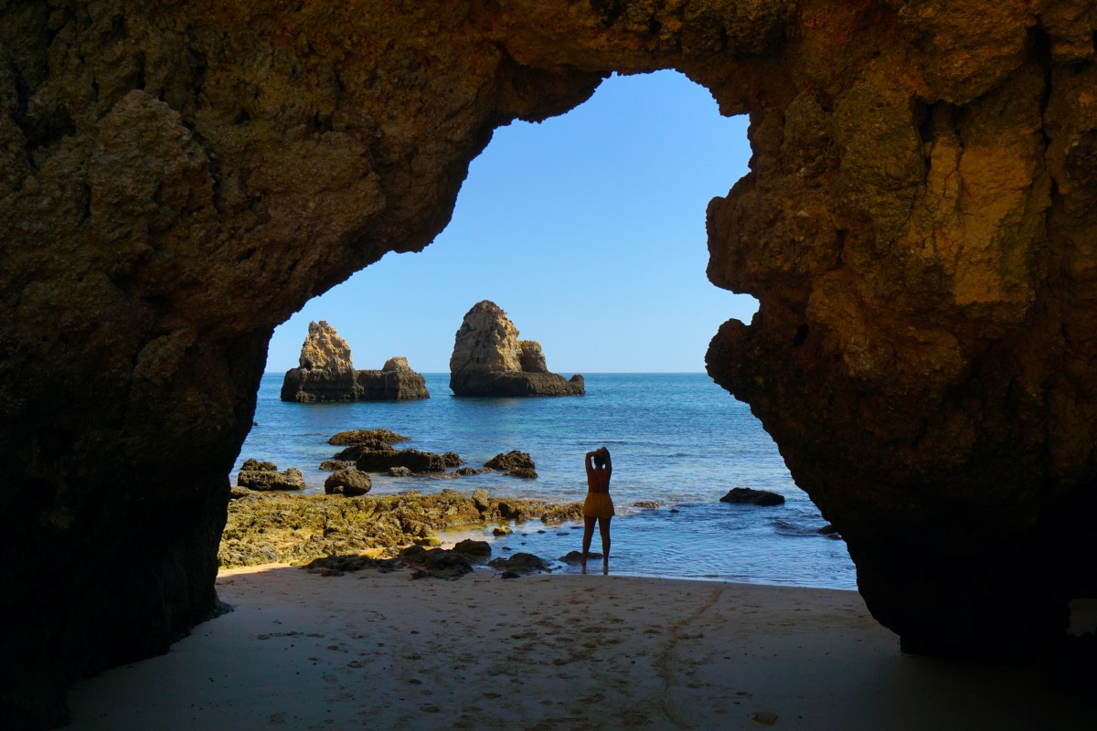 Praia João de Arens desde abajo