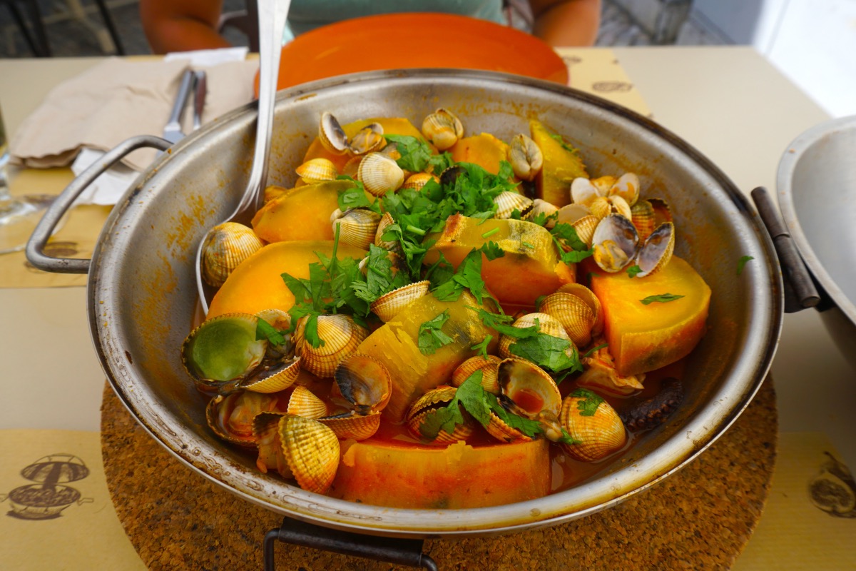 Cataplana de Pulpo con Boniato, Tertúlia Algarvia