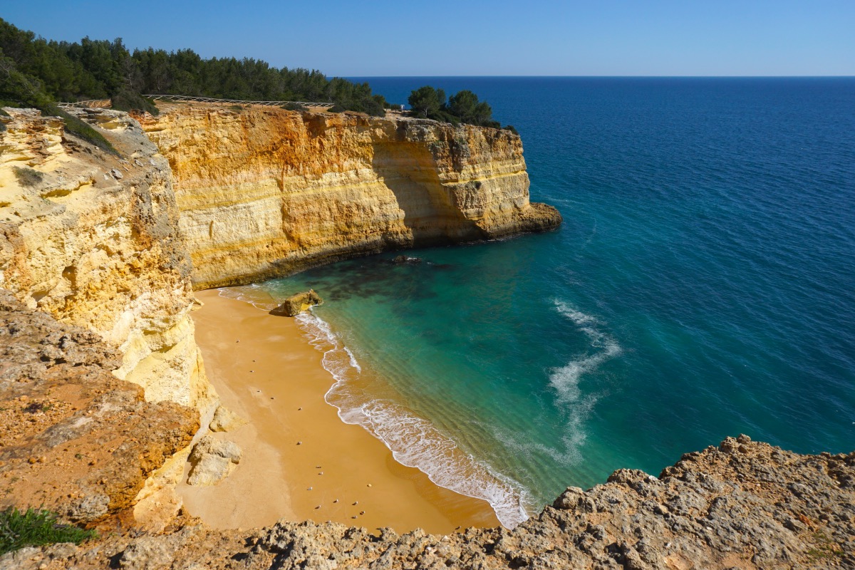 Barlavento algarvío. Foto en Praia da Corredoura