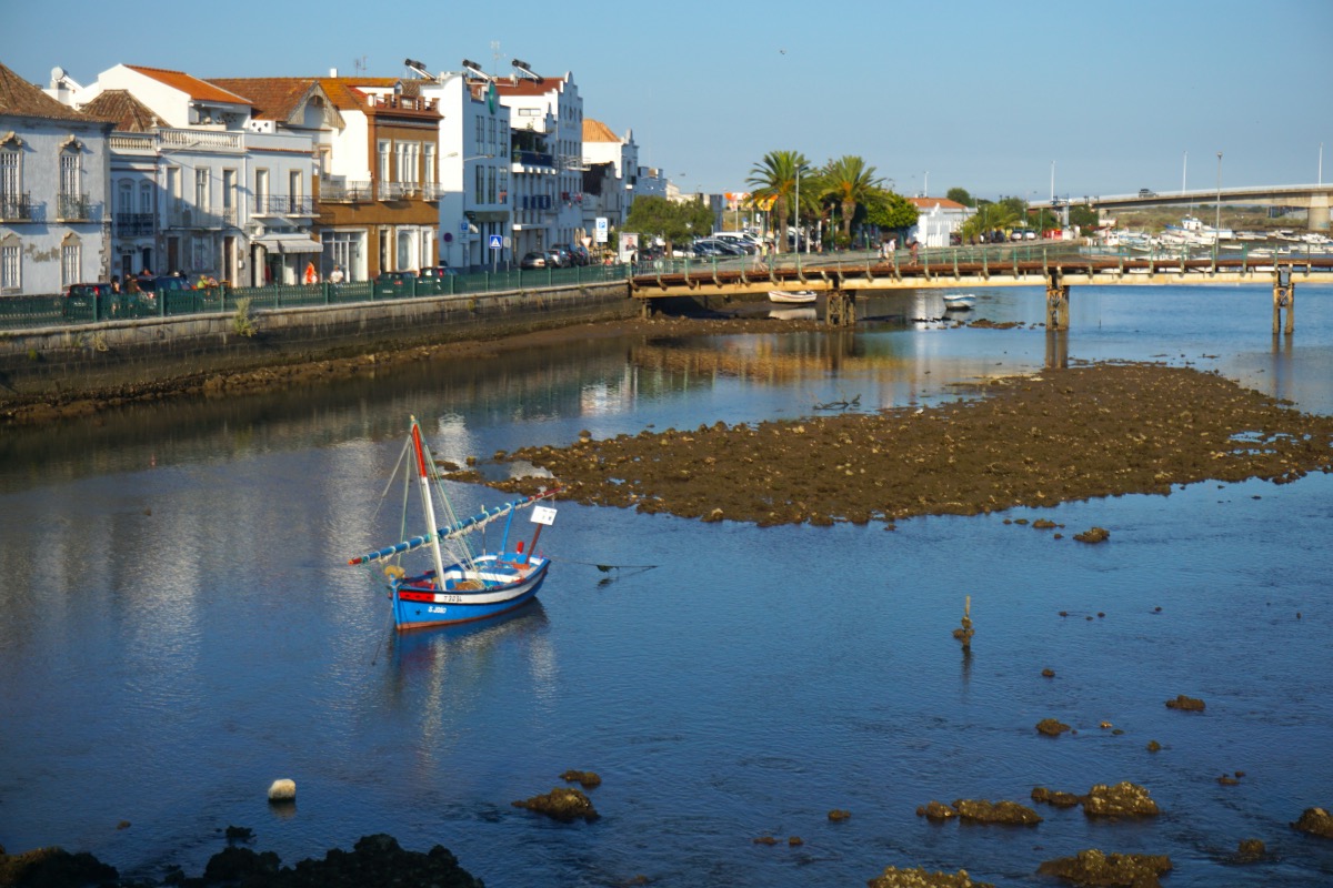 Tavira y el río Gilão