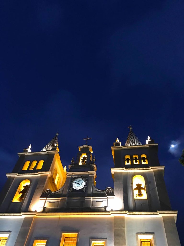 Sé Catedral de Angra do Heroísmo de noche